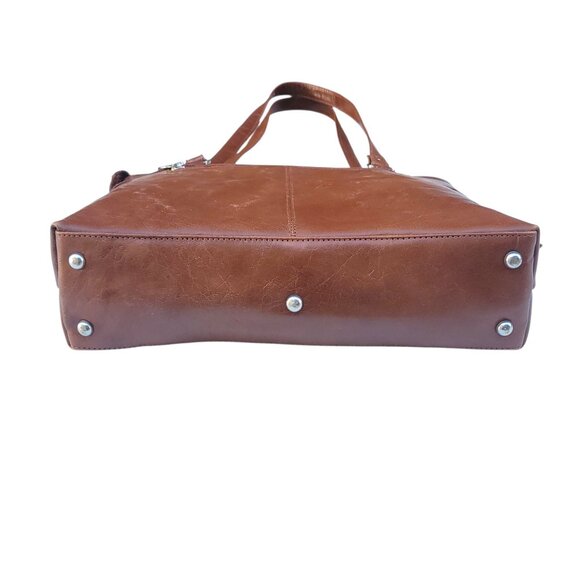 Ashwood Womens Genuine Leather Tote Bag In Brown - Picture 15 of 16